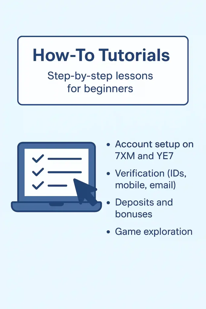 how to tutorials step by steps leasson for beginners
