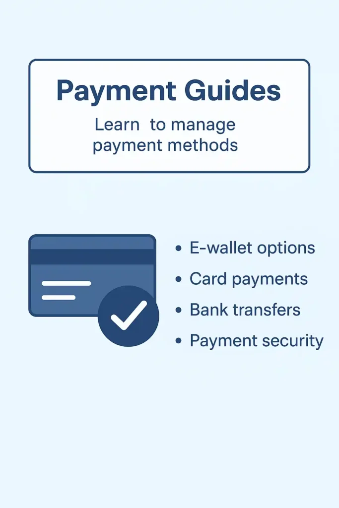 payment guide learn to manage payment method